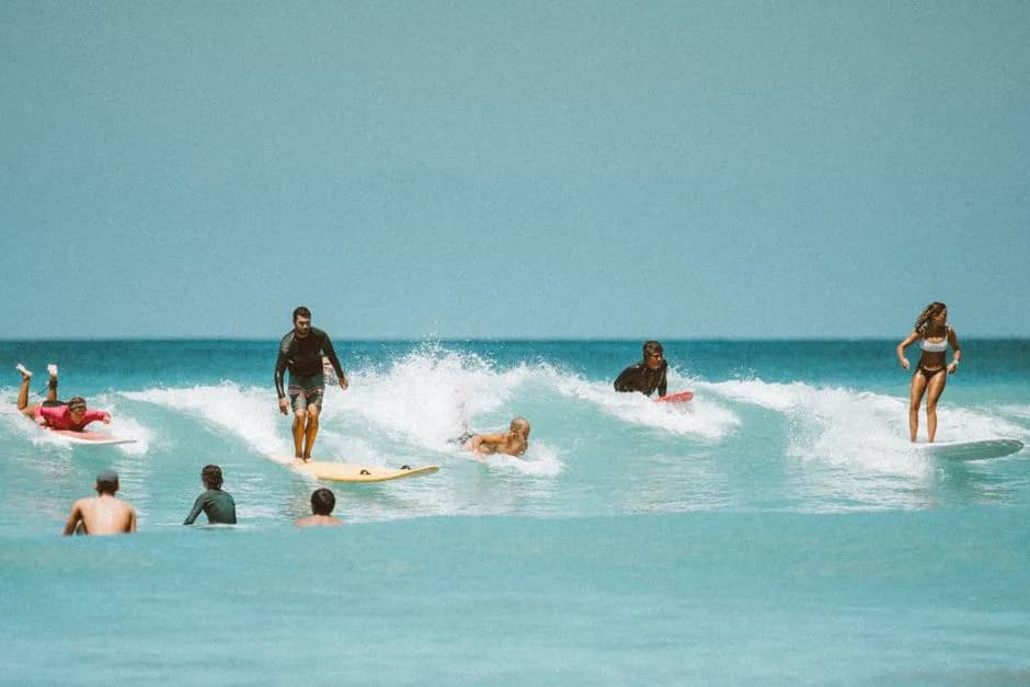 group surf trip